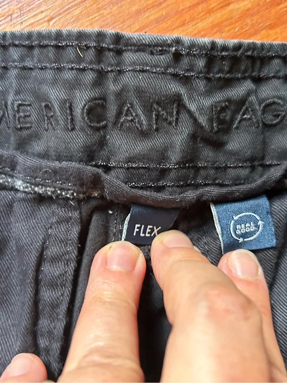 American Eagle Outfitters Black Cargo Jogger Pants